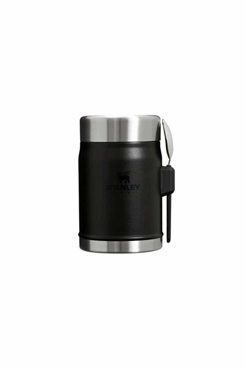 Stanley Classic Legendary Kaşıklı Yemek Termosu | 0.4L / 14Oz Siyah 10-11353-0105 - 1