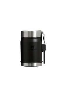 Stanley Classic Legendary Kaşıklı Yemek Termosu | 0.4L / 14Oz Siyah 10-11353-0105
