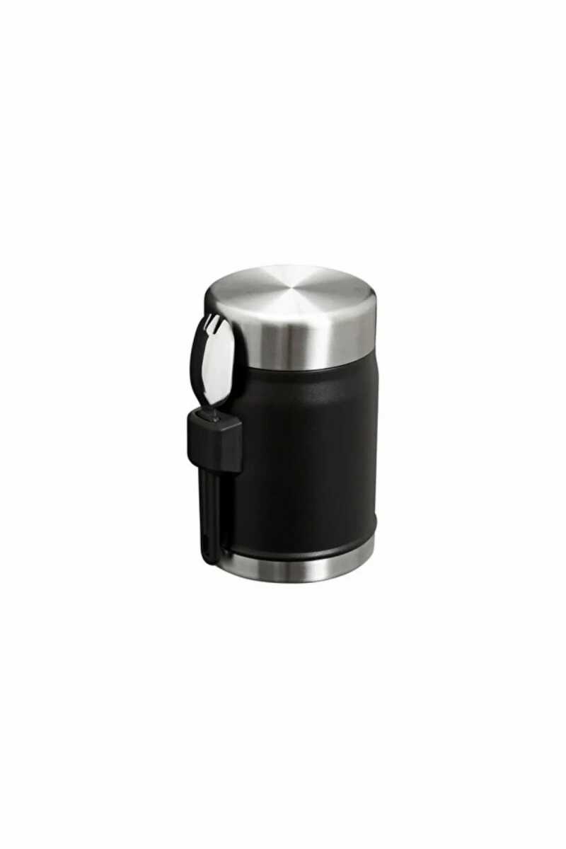 Stanley Classic Legendary Kaşıklı Yemek Termosu | 0.4L / 14Oz Siyah 10-11353-0105 - 2