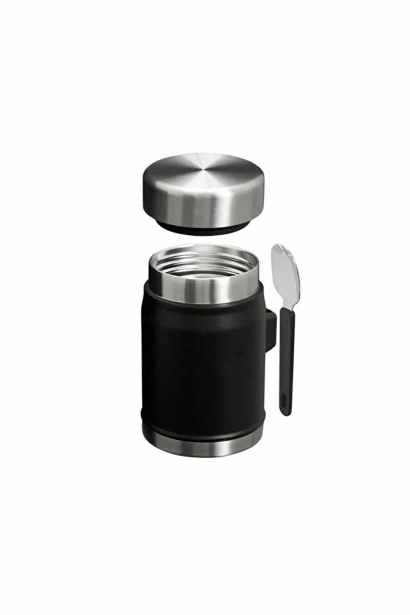 Stanley Classic Legendary Kaşıklı Yemek Termosu | 0.4L / 14Oz Siyah 10-11353-0105 - 3