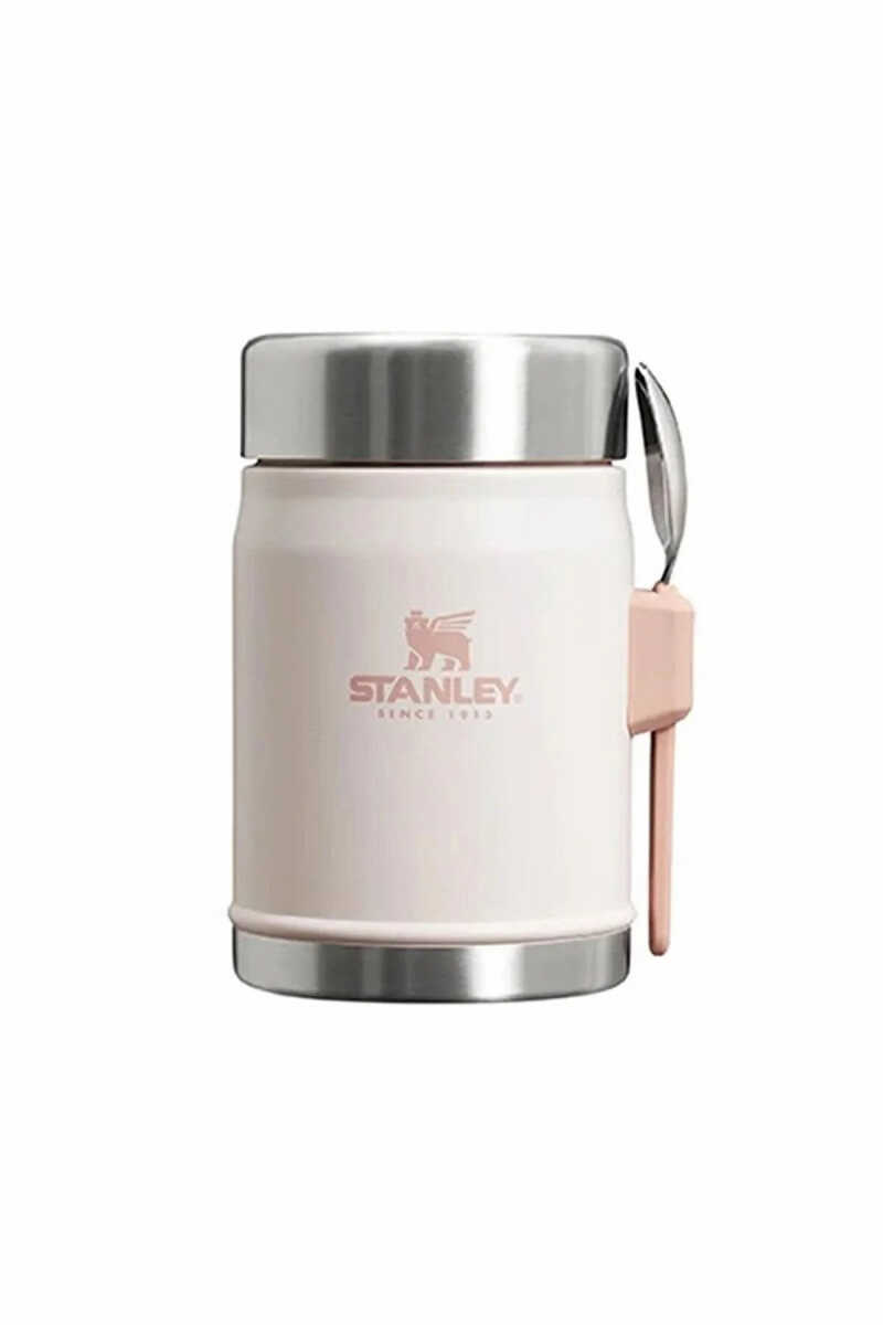Stanley Classic The Legendary Kaşıklı Yemek Termosu | 0.4L/14Oz Pembe 10-09382-106 - 1
