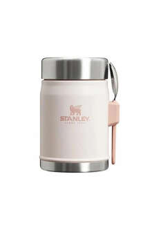 Stanley Classic The Legendary Kaşıklı Yemek Termosu | 0.4L/14Oz Pembe 10-09382-106