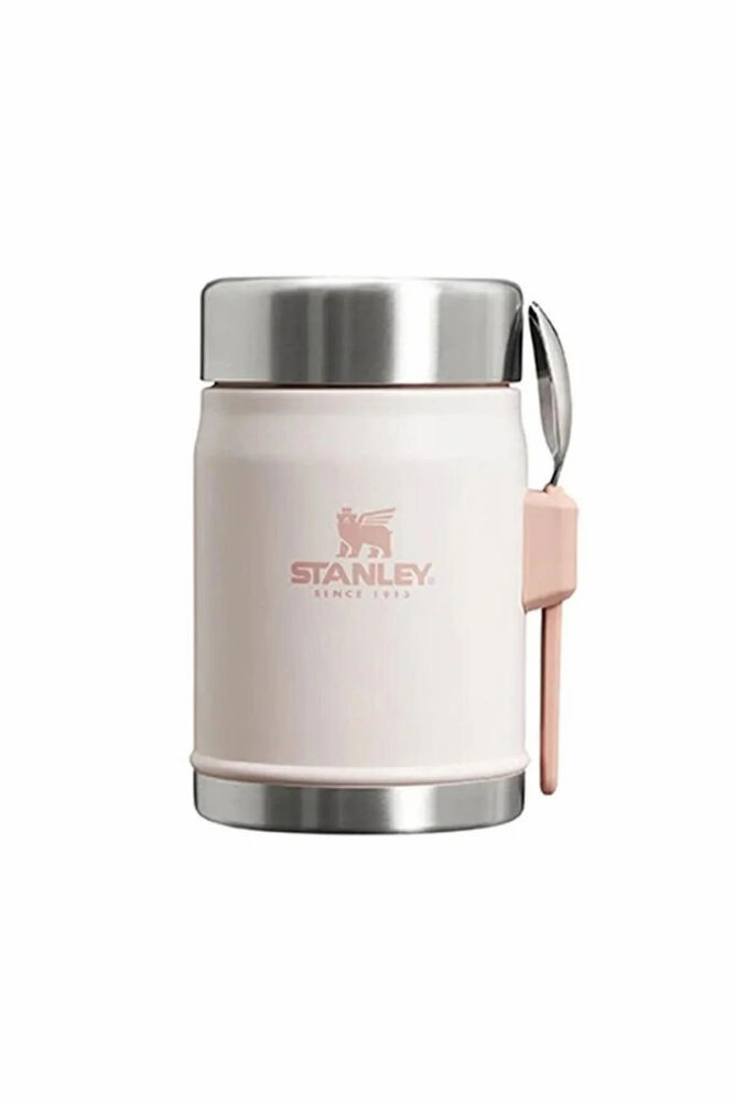 Stanley Classic The Legendary Kaşıklı Yemek Termosu | 0.4L/14Oz Pembe 10-09382-106