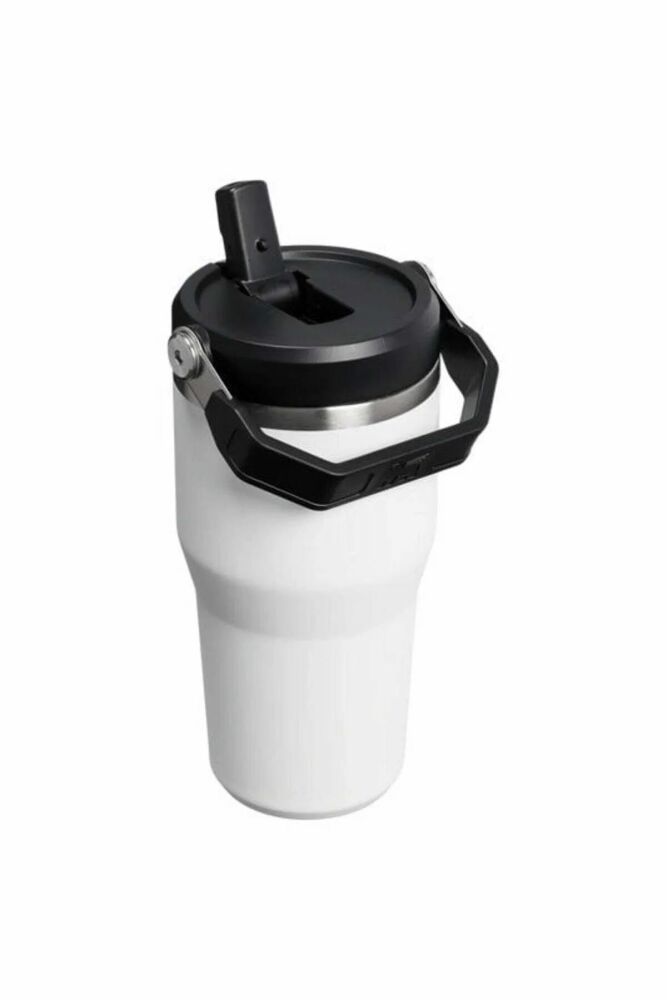 Stanley IceFlow™ Flip Straw 2.0 Tumbler Pipetli Termos | 0.60 L / 20Oz Beyaz 10-13425-0117 (1)