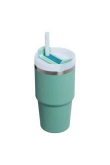 Stanley Quencher H2.O Flowstate Pipetli Termos Bardak 0.59 L/20Oz Yeşil 10-21041-0073 