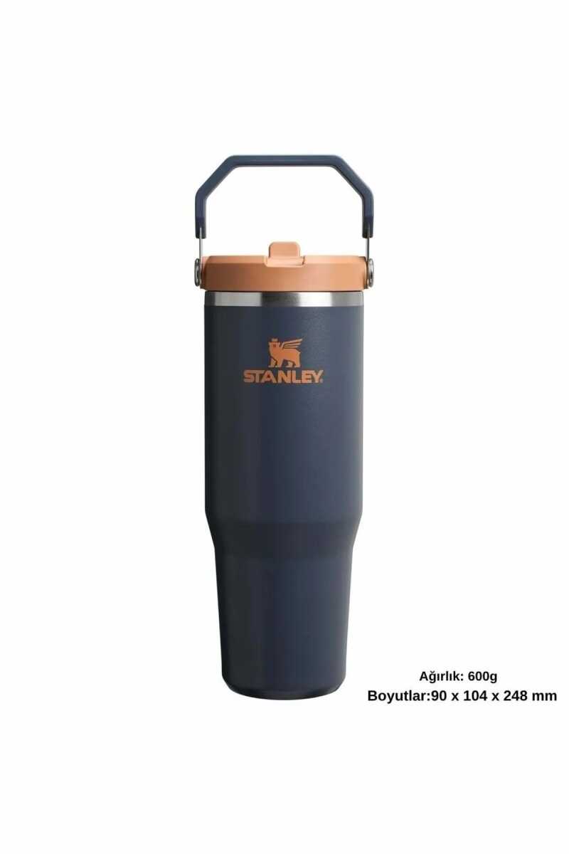 Stanley The IceFlow™ Flip Straw 2.0 Pipetli Termos Bardak 0,89 LT / 30Oz Lacivert 10-12043-073 - 5