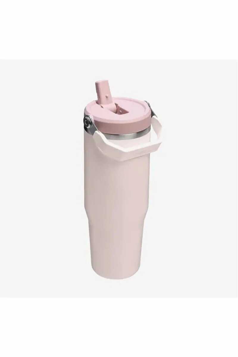 Stanley The IceFlow™ Flip Straw 2.0 Pipetli Termos Bardak 0,89 LT / 30Oz Pembe 10-12043-070 - 2