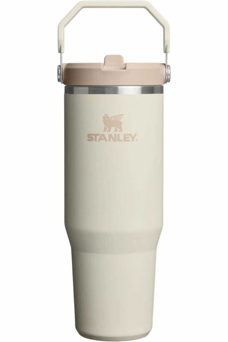 Stanley The IceFlow™ Flip Straw 2.0 Pipetli Termos Bardak 0,89L/30Oz Bej 10-13424-0197 - 1