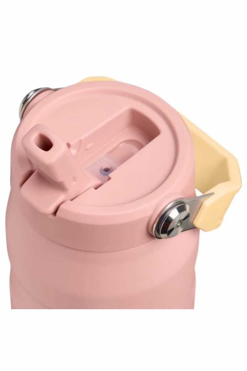 Stanley The IceFlow™ Flip Straw 2.0 Pipetli Termos Bardak 0,70 LT 2.0 0.7L / 24Oz Pembe 10-11283-0511 - 3