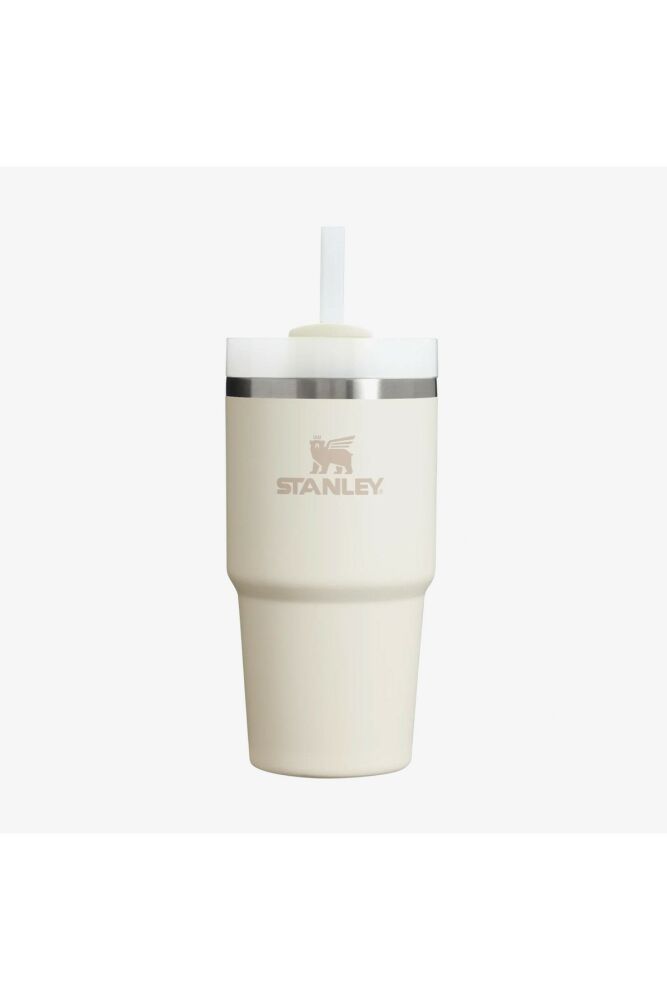 Stanley The Quencher H2.O Flowstate™ Tumbler Pipetli Termos Bardak 0.59 Lt / 20Oz Krem 10-10826-304