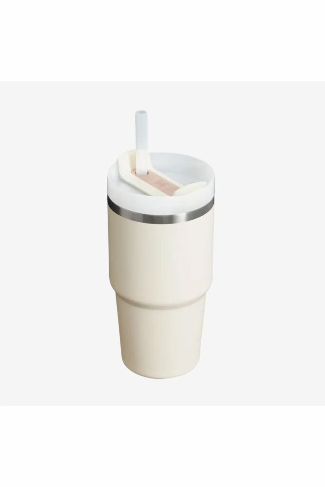 Stanley The Quencher H2.O Flowstate™ Tumbler Pipetli Termos Bardak 0.59 Lt / 20Oz Krem 10-10826-304 (1)
