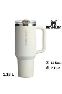 Stanley The Quencher ProTour Flip Straw Tumbler Pipetli Termos 1,18 L/40Oz Bej 10-21126-0125 