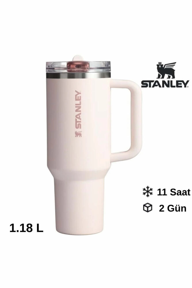 Stanley The Quencher ProTour Flip Straw Tumbler Pipetli Termos 1,18 L/40Oz Pembe 10-21126-0123