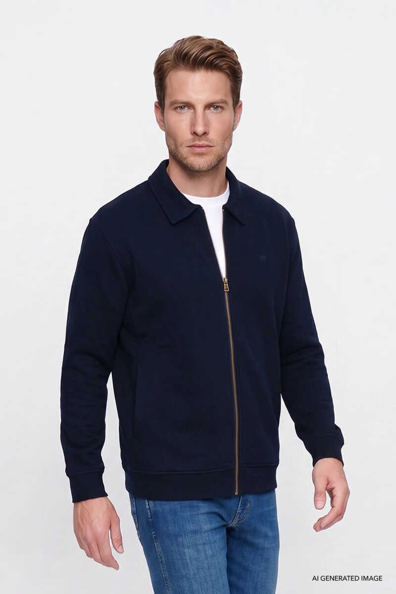 Wangler Selanik Full Zip Erkek Sweatshirt W2620068410 - 1