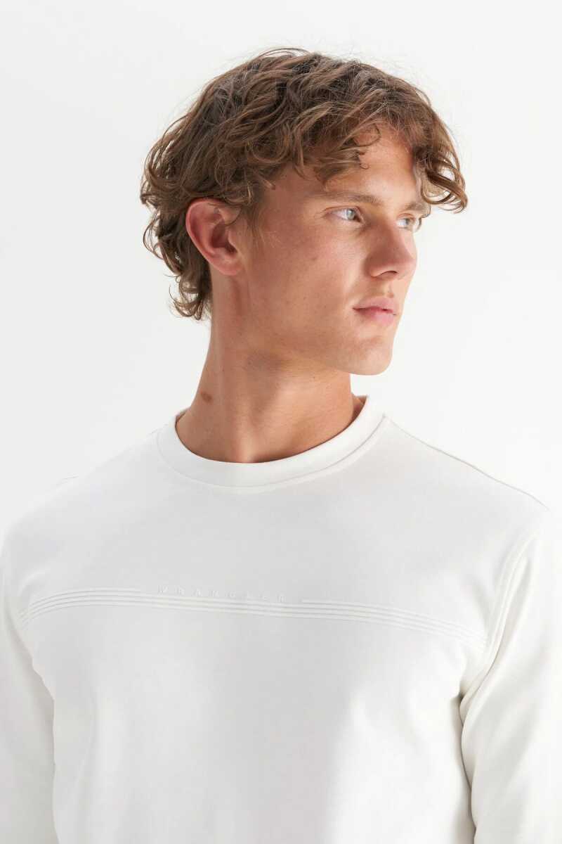 Wrangler Erkek Interlock Sweatshirt W2520534100 - 4