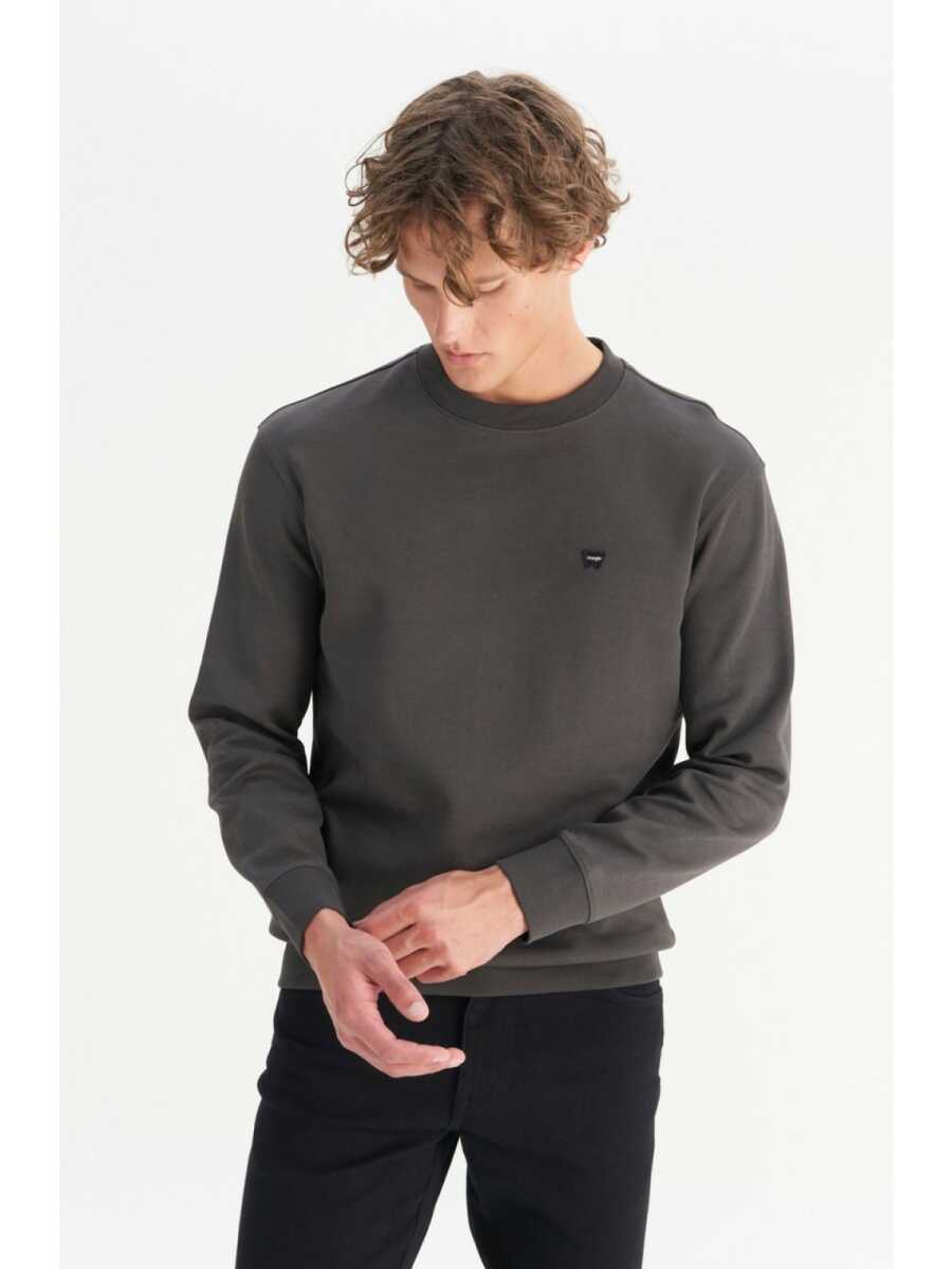 Wrangler Erkek Patch Logo Sweatshirt W252025533W - 3