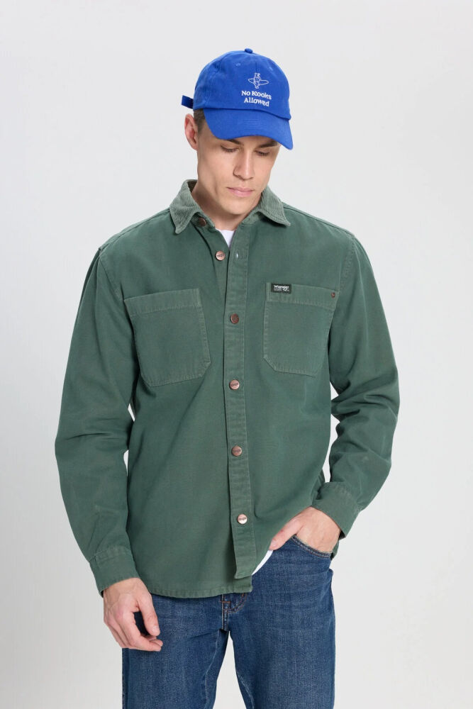 Wrangler Kadife Tek Cepli Erkek Gömlek W5A14A211