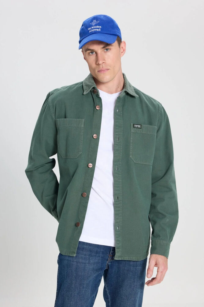 Wrangler Kadife Tek Cepli Erkek Gömlek W5A14A211 (1)
