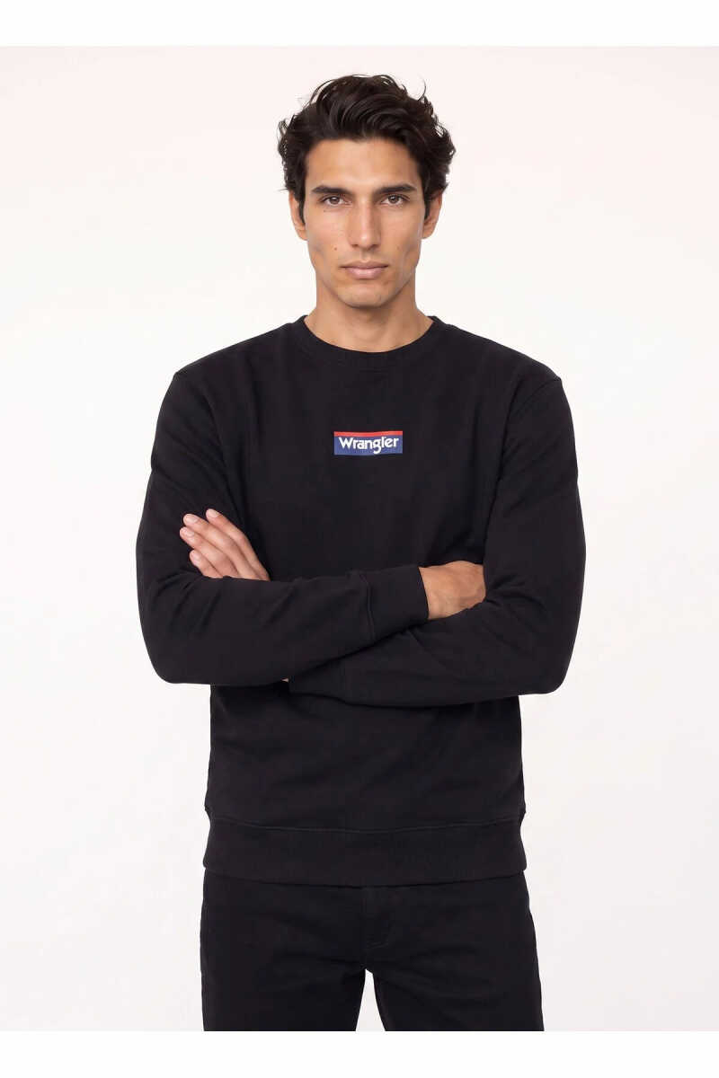 Wrangler Mid Logo Erkek Sweatshirt W2620152001 - 1