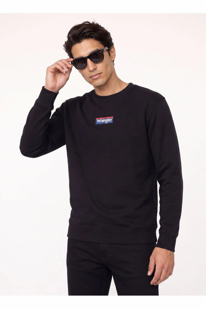 Wrangler Mid Logo Erkek Sweatshirt W2620152001 (1)