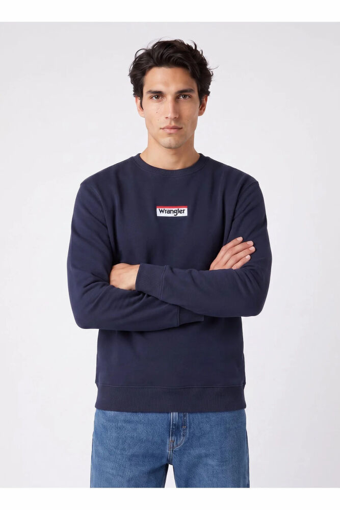 Wrangler Mid Logo Erkek Sweatshirt W2620152411