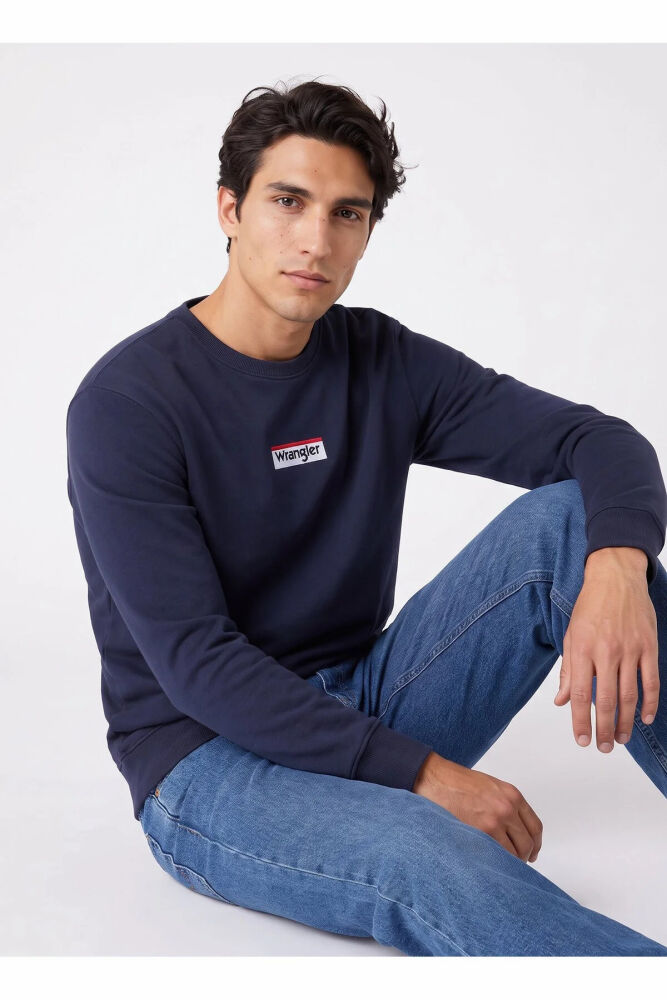 Wrangler Mid Logo Erkek Sweatshirt W2620152411 (1)