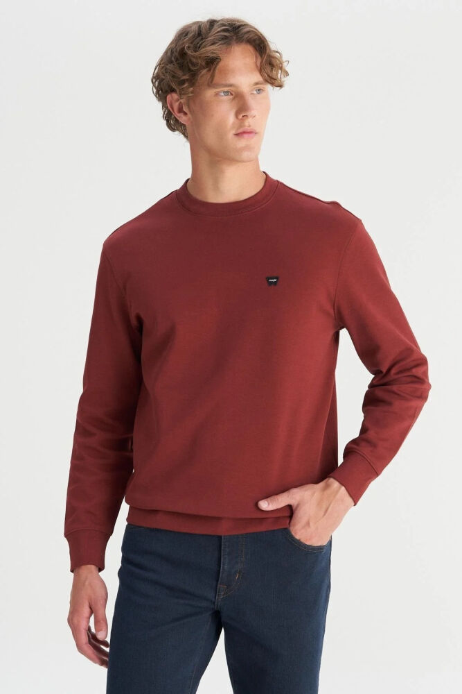 Wrangler Patch Logo Erkek Sweatshirt W2520255169