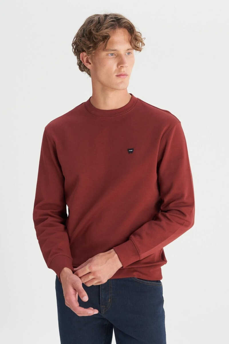Wrangler Patch Logo Erkek Sweatshirt W2520255169 - 4