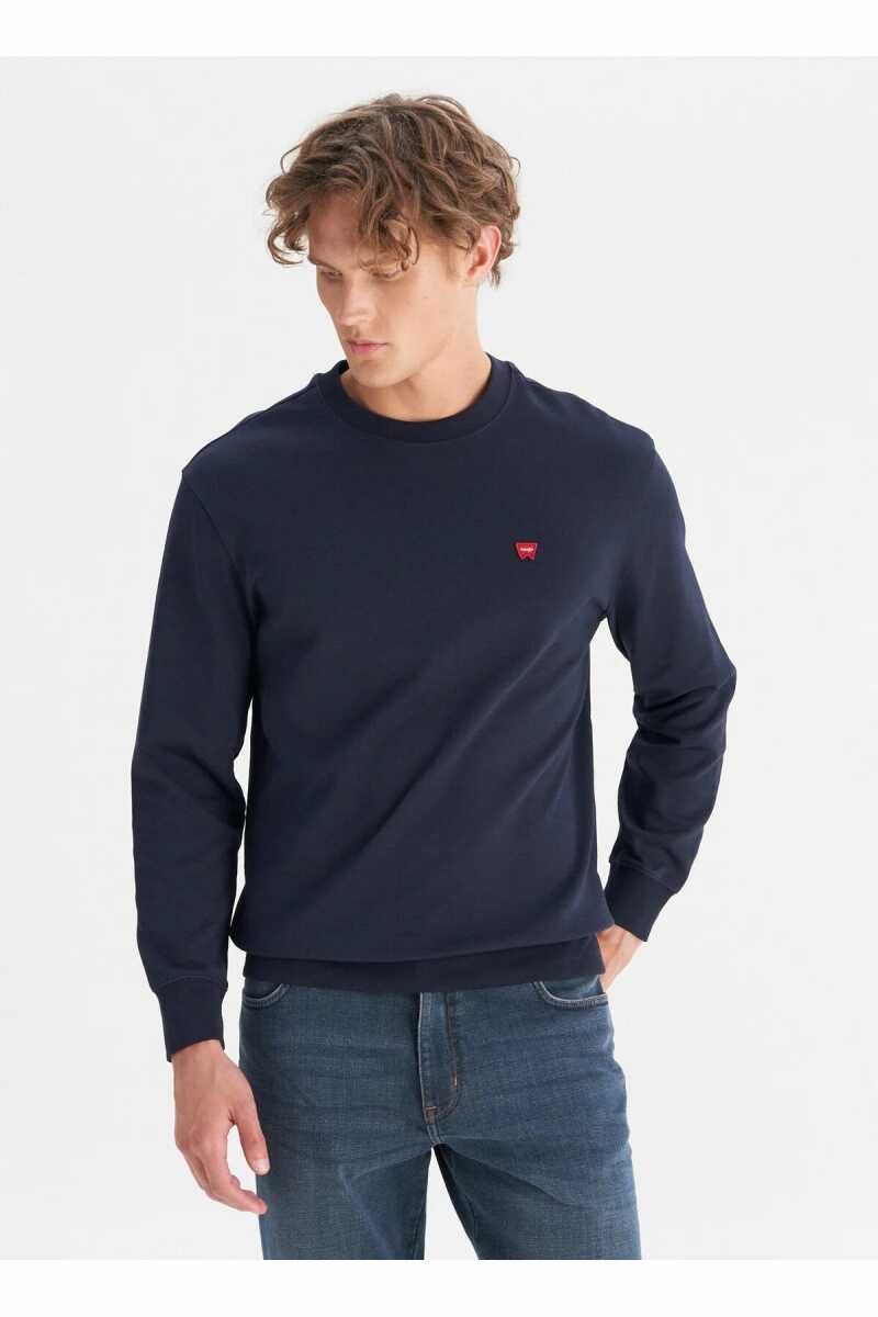 Wrangler Patch Logo Erkek Sweatshirt W2520255410 - 3