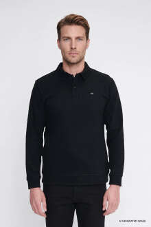 Wrangler Polo Basic U-Kol Selanik Erkek Sweatshirt W2620070001