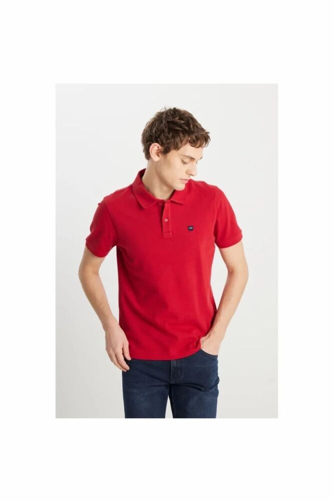 Wrangler Regular Fit Polo Yaka Erkek T-shirt W7D5K4XX2T600 (1)