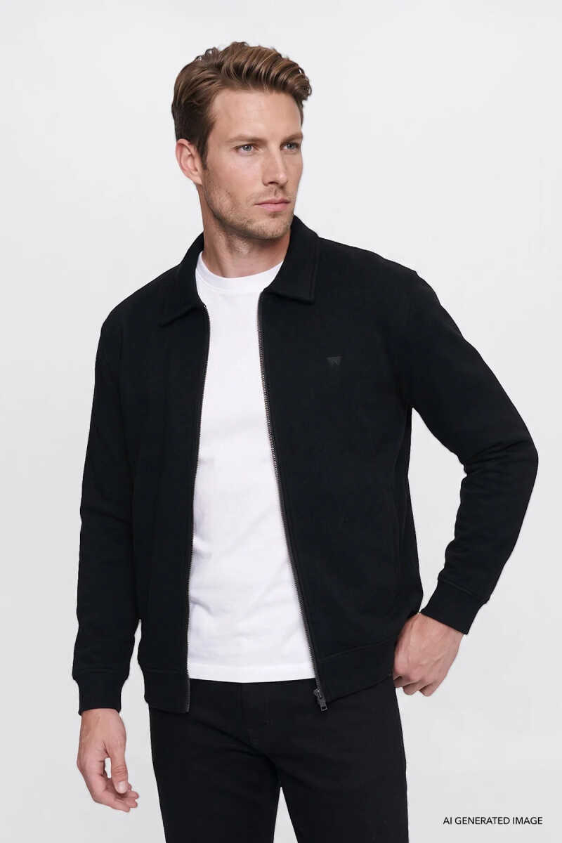 Wrangler Selanik Full Zip Erkek Sweatshirt W2620068001
