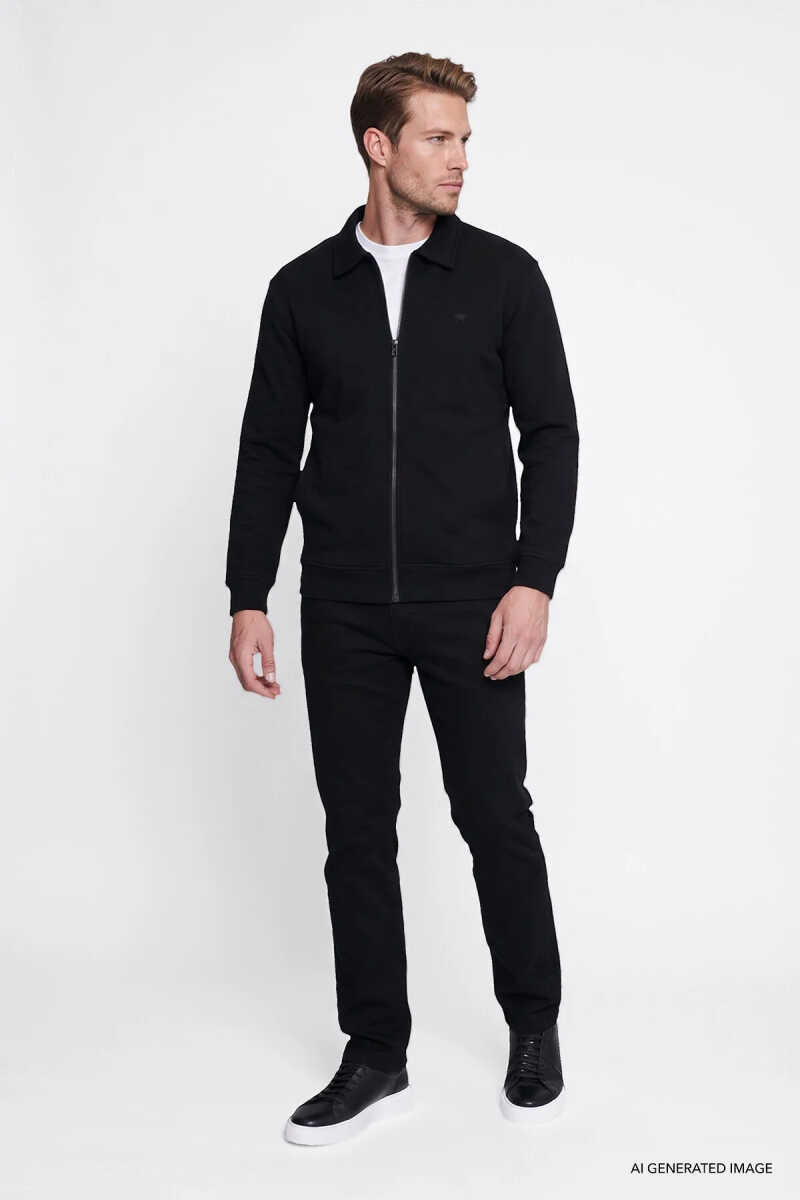 Wrangler Selanik Full Zip Erkek Sweatshirt W2620068001 (1)
