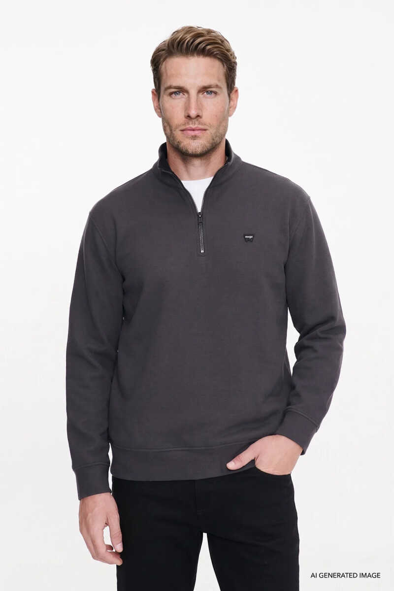 Wrangler Selanik Half Zip Erkek Sweatshirt W2620081035 - 1