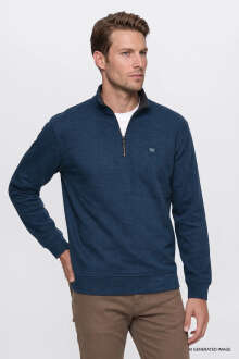 Wrangler Selanik Half Zip Erkek Sweatshirt W2620081406