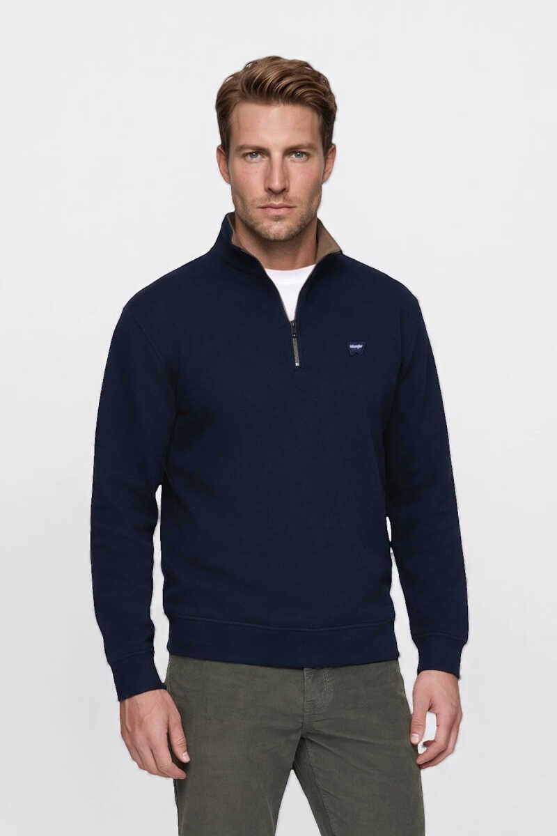 Wrangler Selanik Half Zip Erkek Sweatshirt W2620081410 - 1