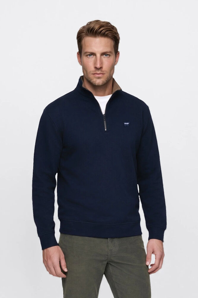 Wrangler Selanik Half Zip Erkek Sweatshirt W2620081410