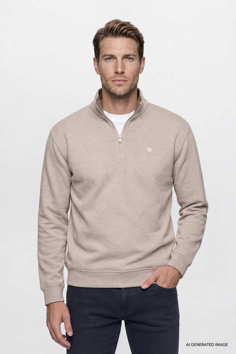 Wrangler Selanik Half Zip Erkek Sweatshirt W2620081500 - 3
