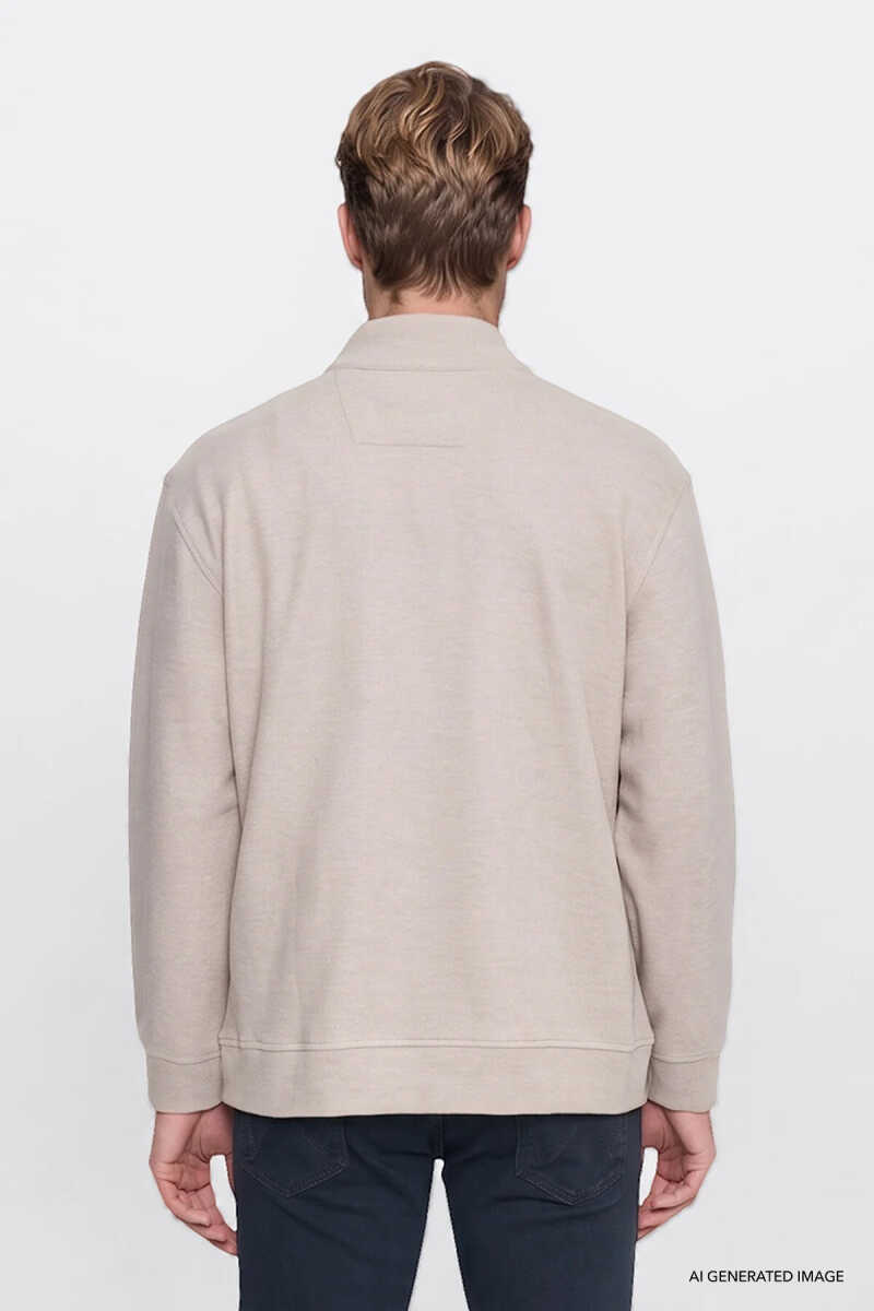 Wrangler Selanik Half Zip Erkek Sweatshirt W2620081500 - 4